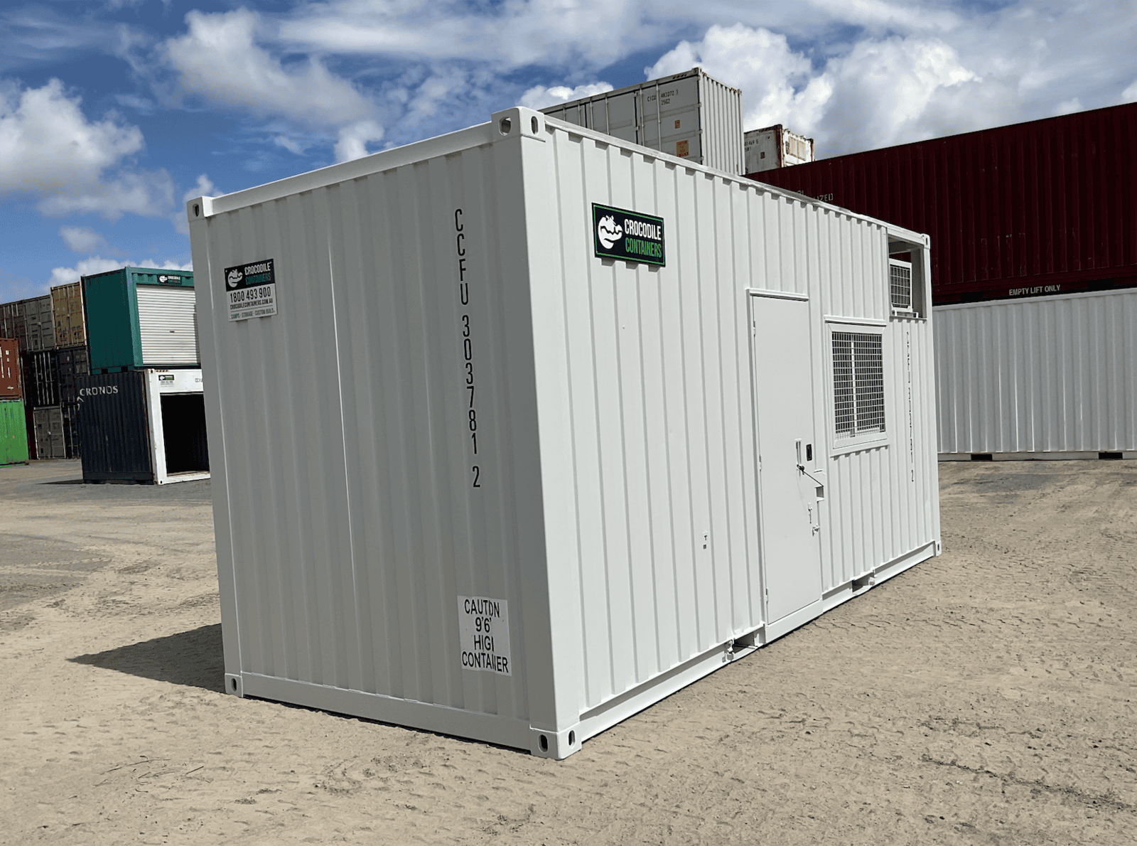 20ft change room container