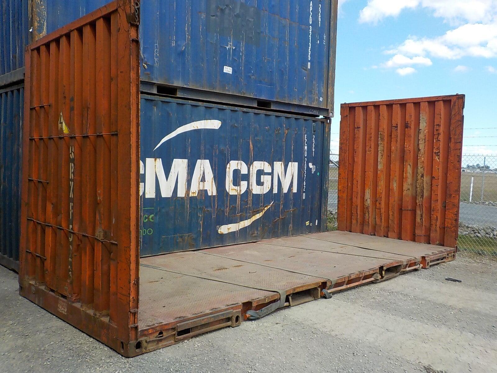 Used 20FT Flat Rack for Sale